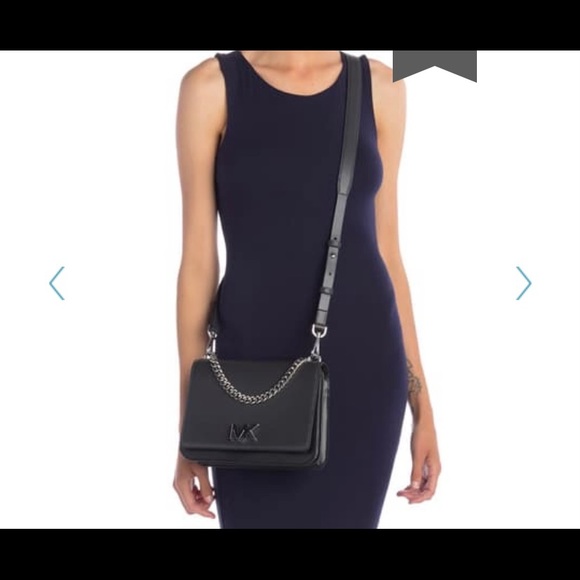 NWT MICHAEL KORS MOTT LEATHER CROSSBODY